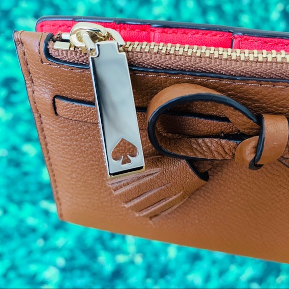 Kate Spade Hayes Small Wallet Tassel warm Ginger - Picture 4 of 7